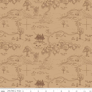 Winnie the Pooh - Map Brown