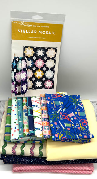 Color Stitch - Stellar Mosaic Twin Quilt Kit