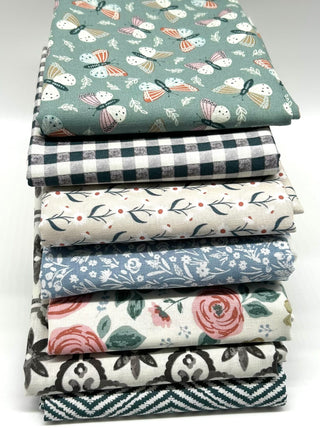 Cottage Farmhouse Fusion 7 Half Yard Bundle