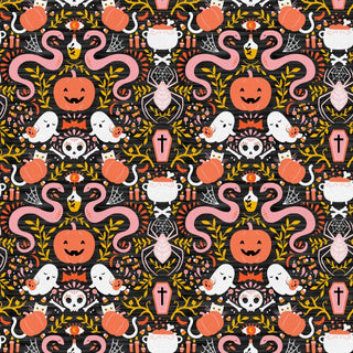 Mystical Manor Pumpkins Ghosts Snakes