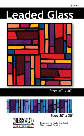 Leaded Glass Pattern - Cherrywood