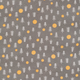Winter Forest - Winter Forest Gray Flannel