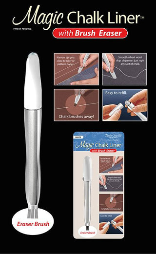 Magic Chalk Liner White with Brush