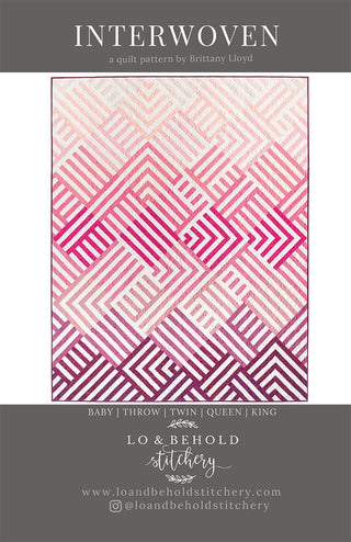 Interwoven Quilt Pattern - Lo & Behold