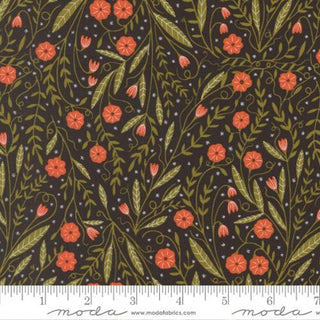 Night Owl Midnight Orange Flowers
