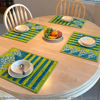 Stripes and Angles Placemat Set
