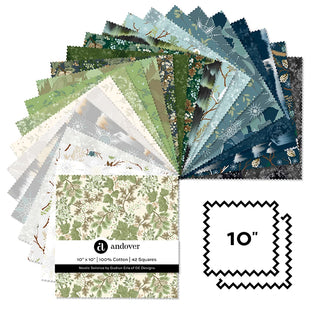Nordic Solstice - 10 inch square 42 cuts Layer Cake