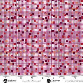 Mystic Meadow - Grid Red