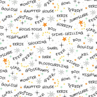 Creature Feature Twisted Words White