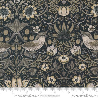 Strawberry Thief Damask Birds - Ebony Suite