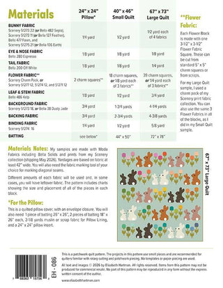 Cottonttails Quilt Pattern - Elizabeth Hartman