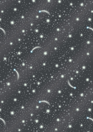 Glow Stars on Dark Grey - Space-Glow