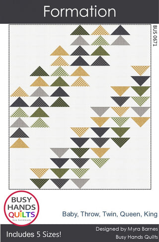 Formation Quilt Pattern - Busy Hands