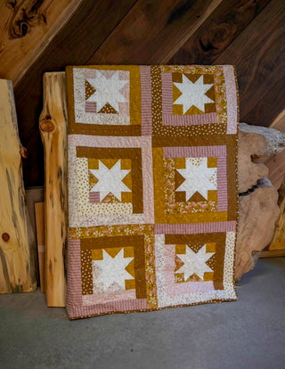 Spectra Blush 'n Butterscotch Quilt Kit