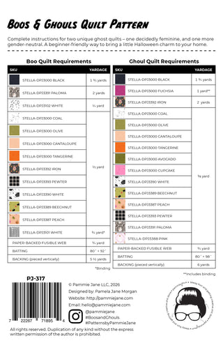 Boos & Ghouls Quilt Pattern