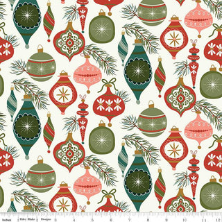 Christmas Is In Town -Ornaments Cream