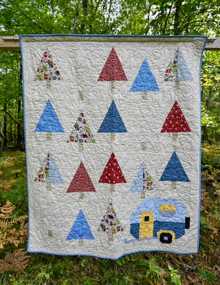 Hand Made Camper Quilt 50 x 60