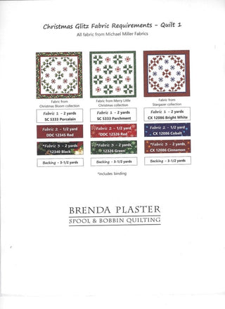 Christmas Glitz Quilt/Table Runner Pattern