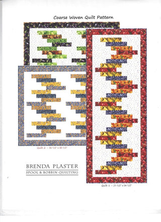 Coarse Woven Table Topper/Table Runner Pattern