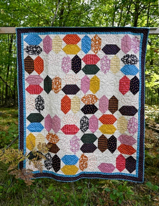 Hand Made Confetti Quilt 60 x 68