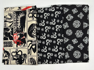 Dungeons Dragons III -3 piece 1/2 yd bundle