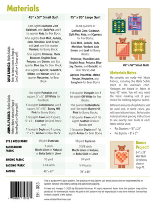 Show and Tell Quilt Pattern - Elizabeth Hartman