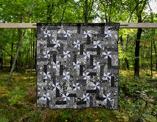 Hand Made Ebony Quilt 48 x 48