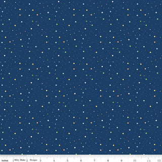 Love You to the Moon Stars Navy