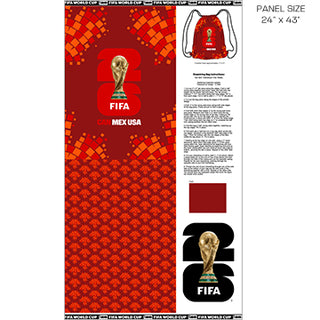 FIFA World Cup Red Backpack Panel
