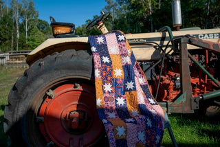 Hand Made Fabled Land Quilt 65 x 72