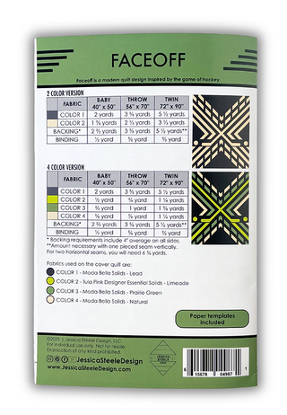 Faceoff Quilt Pattern