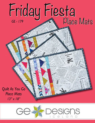 Friday Fiesta Place Mats - 4 Placemats