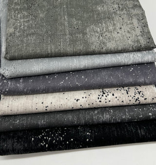 Glaze Gray 6 pc Half Yd Bundle - 3 yds