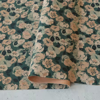 Darling Dahlias Cork Fabric