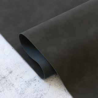 Graphite Rugged Faux Leather Fabric