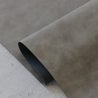 Stone Rugged Faux Leather Fabric