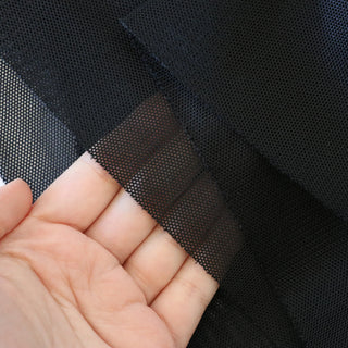 Black Mini Mesh 1/2 yard