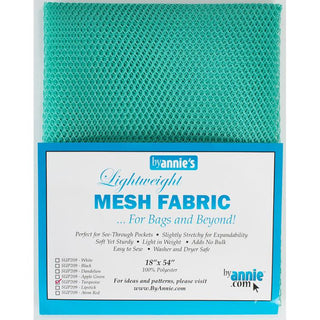 Lightweight Mesh Fabric Turquoise - By Annie