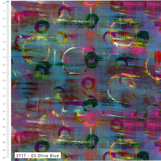 Olive Blue- Layers of Time