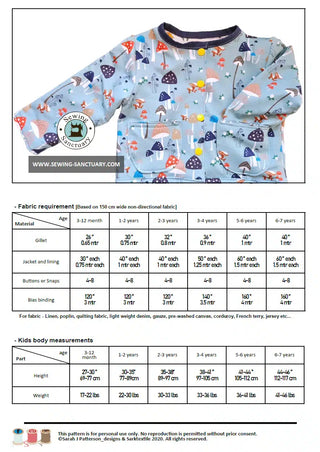 Lou Gillet & Jacket Pattern