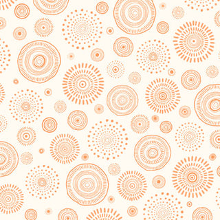 Mini Menagerie - Light Peach Circles