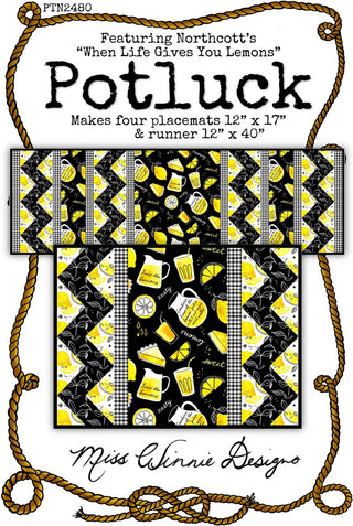 Potluck Runner and Placemat Pattern