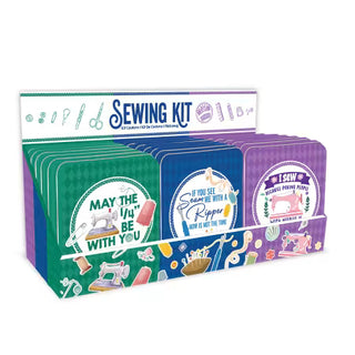 Sewing Kit in Tin Box Asst