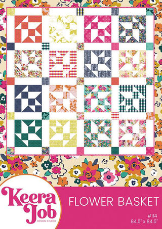 Flower Basket - Keera Job Quilt Pattern