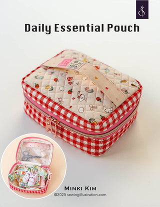 Minki Kim - Daily Essential Pouch Pattern