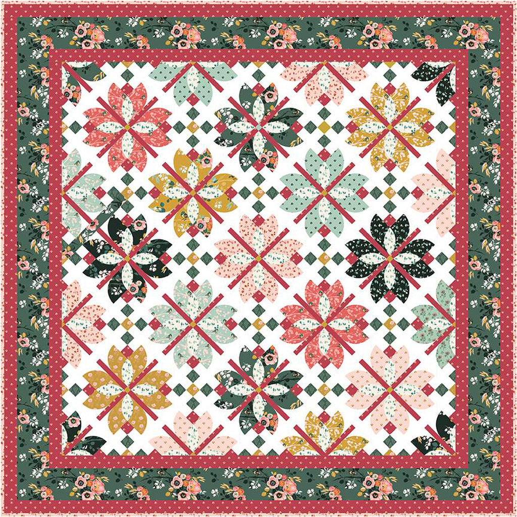 Flowers Through the Lattice - Sew-N-Quilt Pattern – Seams Like Quilting