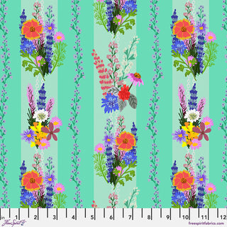 Floral Fiesta - Floral Fusion Aqua