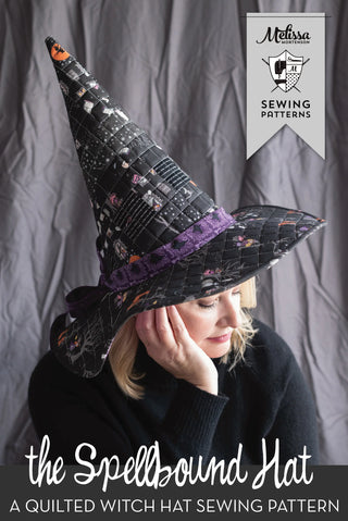 Spellbound Hat Quilted Witch Hat Pattern