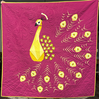 Peacock Abstractions Quilt Kit
