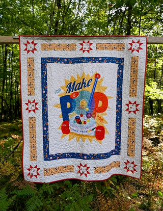 Hand Made Pop 'n Play Quilt 55 x 62